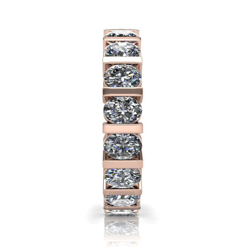 Dream - Women's 14k Gold Oval-Cut Diamond Wedding Ring 14K Rose Gold - Natural Diamond