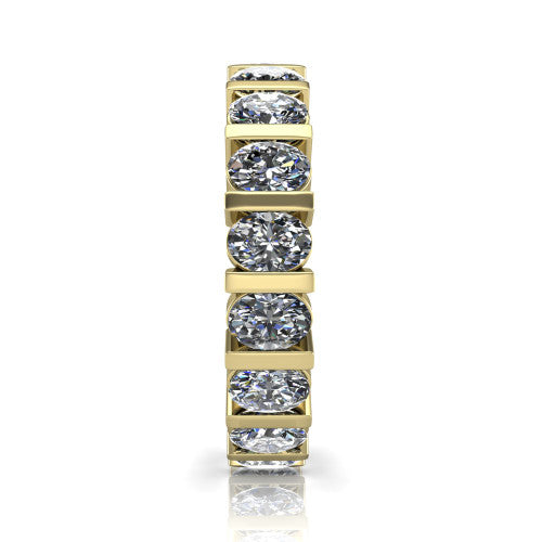 Dream - Women's 14k Gold Oval-Cut Diamond Wedding Ring 14K Yellow Gold - Natural Diamond