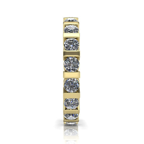 Dream - Women's 14k Gold Round-Cut Diamond Wedding Ring 14K Yellow Gold - Natural Diamond