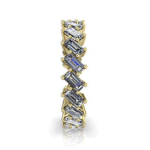 Mariana - Women's 14k Gold Diamond Wedding Ring 14K Yellow Gold - Natural Diamond