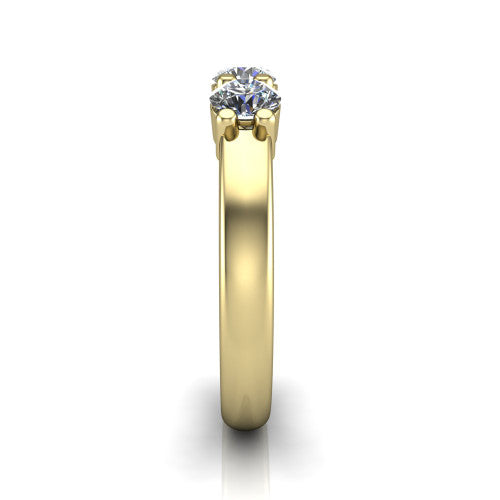 Lila - Women's 14k Gold Diamond Wedding Ring 14K Yellow Gold - Natural Diamond
