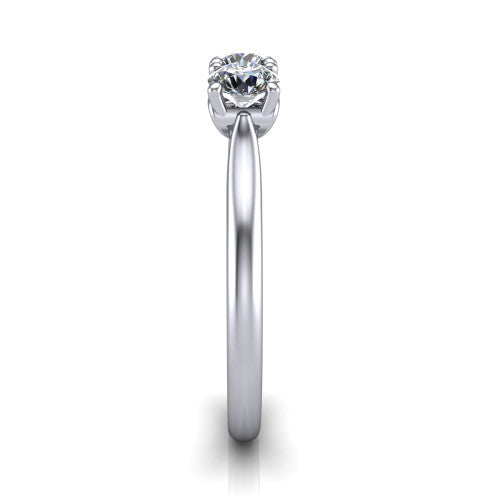 Oakley - Women's 14k Gold Diamond Wedding Ring 14K White Gold - Natural Diamond