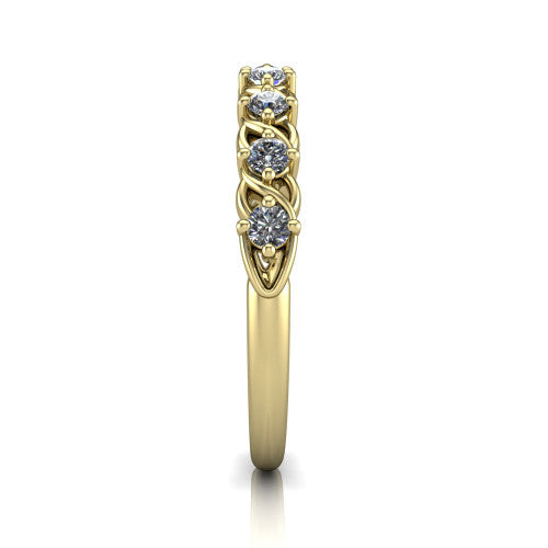 Alani - Women's 14k Gold Diamond Wedding Ring 14K Yellow Gold - Natural Diamond