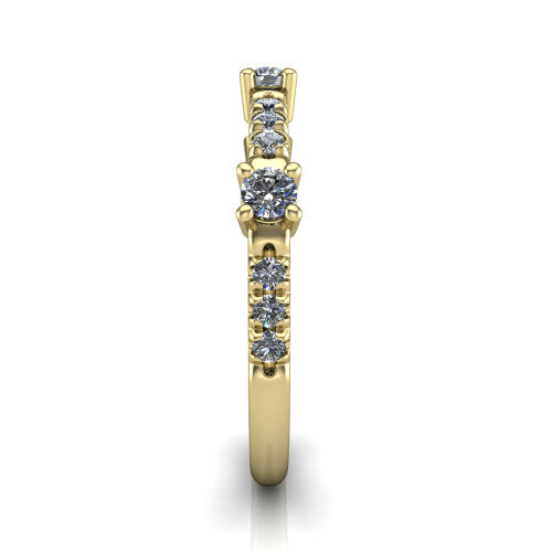 Kehlani - Women's 14k Gold Diamond Wedding Ring 14K Yellow Gold - Natural Diamond