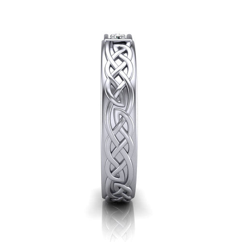 Felicity - Women's 14k Gold Diamond Eternity Wedding Ring 14K White Gold - Natural Diamond