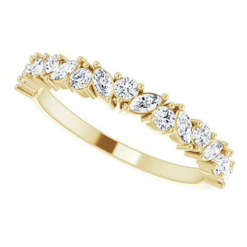 14K Gold 1/2 CTW Diamond Anniversary Band 14K Yellow Gold