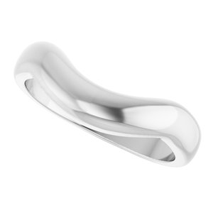 Curved - Soren - Platinum Contour Band