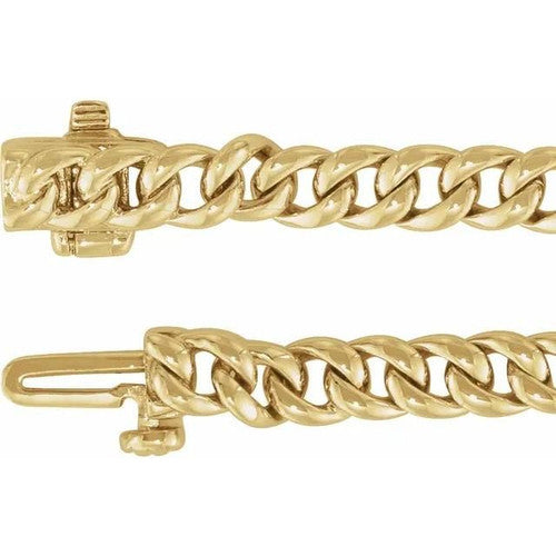 14K Gold 1/2 CTW Natural Diamond Link 7 1/4" Bracelet 14K Yellow Gold
