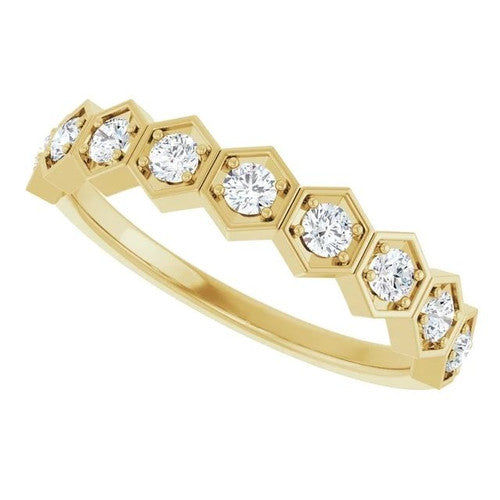 14K Gold 1/3 CTW Diamond Stackable Ring 14K Yellow Gold