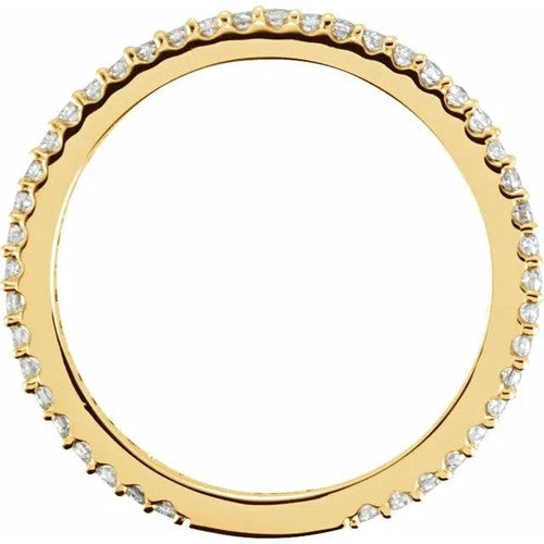 14K Gold 1/3 CTW Natural Diamond Band 14K Yellow Gold