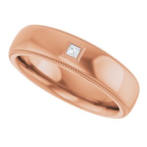 Diamond - Melody - 14K Rose Gold .05 CTW Natural Diamond Band