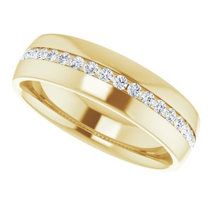 Diamond - Mia - 14K Yellow Gold 3/8 CTW Lab-Grown Diamond Band