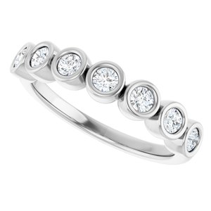 Platinum - Winona - 3/8 CTW Lab-Grown Diamond Anniversary Band