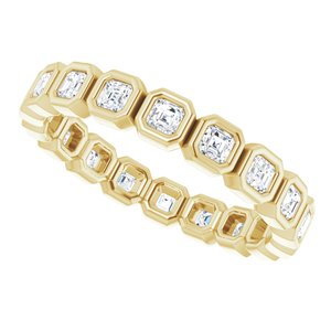 Bezel - Ava - 14K Yellow Gold 9/10 CTW Natural Diamond Eternity Band Size 7
