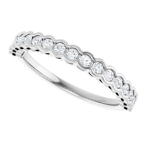 New Trends - Zofia - Platinum 1/4 CTW Lab-Grown Diamond Anniversary Band