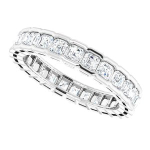 New Trends - Danuta - 14K White Gold 1 1/2 CTW Natural Diamond Eternity Band Size 7