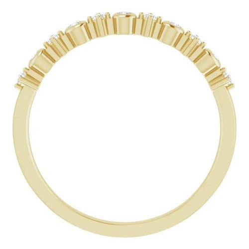 14K Gold 1/10 CTW Natural Diamond Ring 14K Yellow Gold