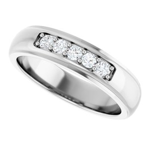 Diamond - Isabella - Platinum 1/3 CTW Lab-Grown Diamond Band