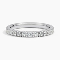 Adelina Vintage Round Shape Halo Engagement Ring in 14K White Gold