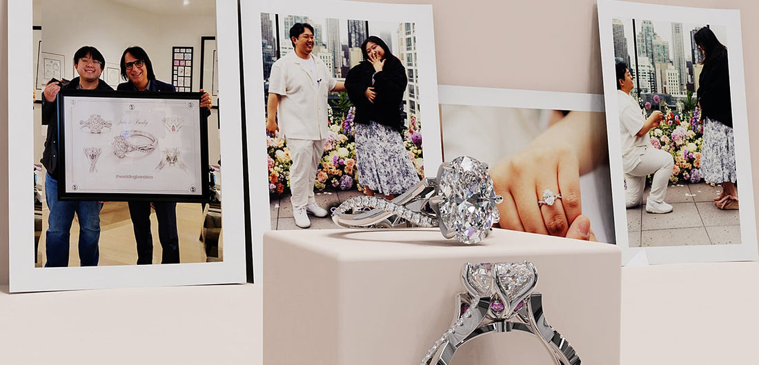The DoorDash Engagement Ring Story | Wedding Bands & Co.