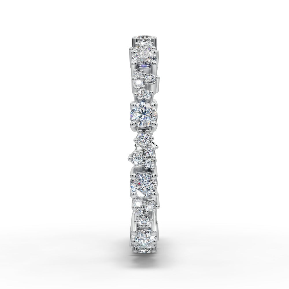 Jordyn - Women's 14k Gold Diamond Wedding Ring 14K White Gold - Natural Diamond