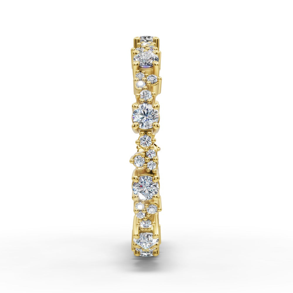 Jordyn - Women's 14k Gold Diamond Wedding Ring 14K Yellow Gold - Natural Diamond