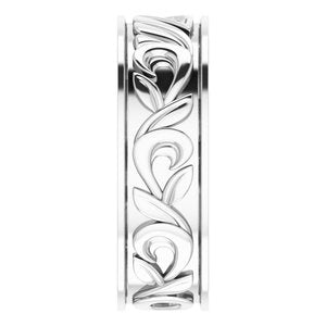 Diamond - Safiya - 14K White Gold .02 CTW Natural Diamond Band