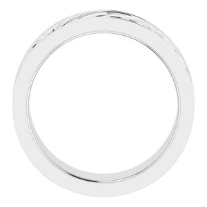 Diamond - Safiya - 14K White Gold .02 CTW Natural Diamond Band