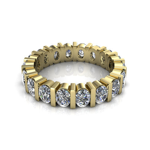 Dream - Women's 14k Gold Oval-Cut Diamond Wedding Ring 14K Yellow Gold - Natural Diamond