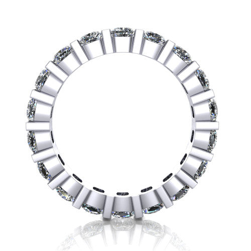 Dream - Women's 14k Gold Cushion-Cut Diamond Wedding Ring 14K White Gold - Natural Diamond