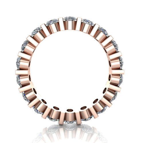 Dream - Women's 14k Gold Oval-Cut Diamond Wedding Ring 14K Rose Gold - Natural Diamond
