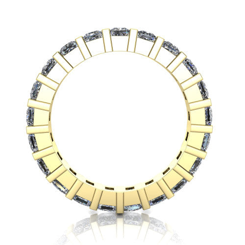 Dream - Women's 14k Gold Princess-Cut Diamond Wedding Ring 14K Yellow Gold - Natural Diamond