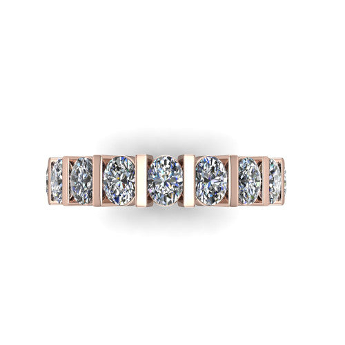 Dream - Women's 14k Gold Oval-Cut Diamond Wedding Ring 14K Rose Gold - Natural Diamond