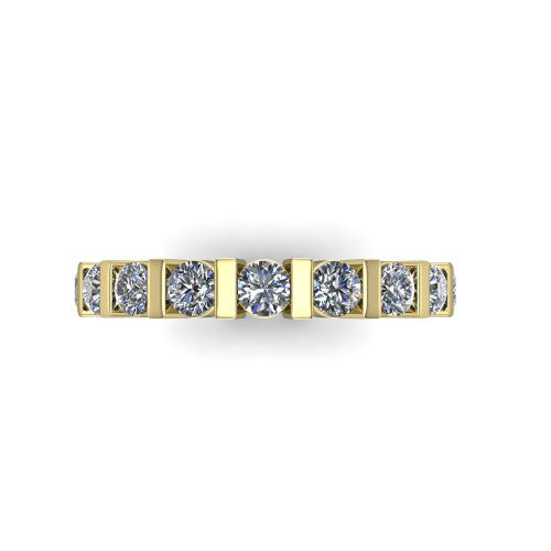 Dream - Women's 14k Gold Round-Cut Diamond Wedding Ring  14K Yellow Gold - Natural Diamond
