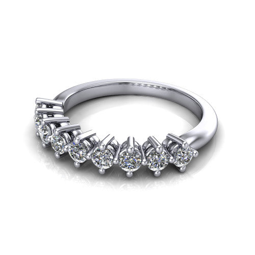 Margot - Women's 14k Gold Diamond Wedding Ring 14K White Gold - Natural Diamond