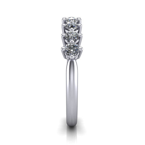 Margot - Women's 14k Gold Diamond Wedding Ring 14K White Gold - Natural Diamond