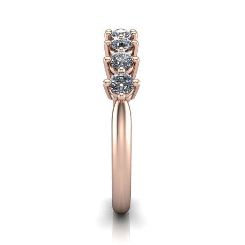 Margot - Women's 14k Gold Diamond Wedding Ring 14K Rose Gold - Natural Diamond