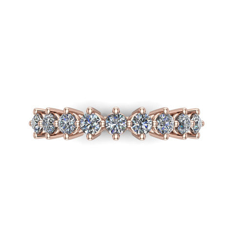 Margot - Women's 14k Gold Diamond Wedding Ring 14K Rose Gold - Natural Diamond