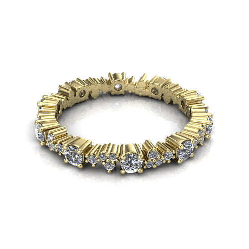 Jordyn - Women's 14k Gold Diamond Wedding Ring 14K Yellow Gold - Natural Diamond