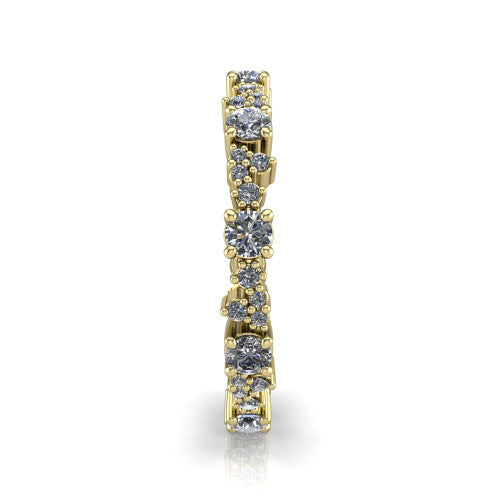 Jordyn - Women's 14k Gold Diamond Wedding Ring 14K Yellow Gold - Natural Diamond