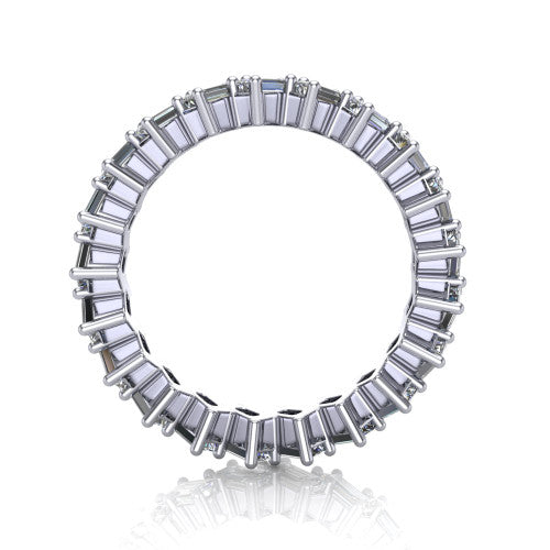 Mariana - Women's 14k Gold Diamond Wedding Ring 14K White Gold - Natural Diamond
