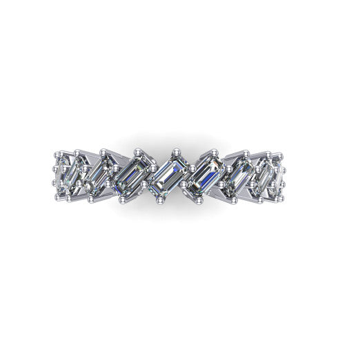Mariana - Women's 14k Gold Diamond Wedding Ring 14K White Gold - Natural Diamond