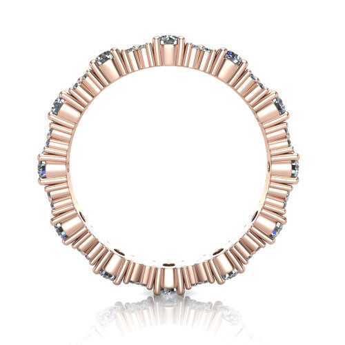 Katherine - Women's 14k Gold Diamond Wedding Ring 14K Rose Gold - Natural Diamond