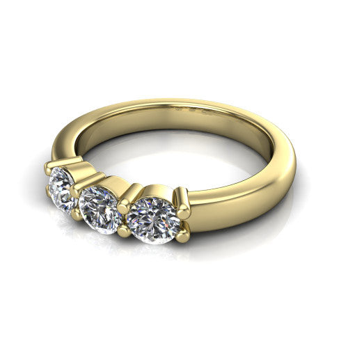 Lila -  Women's 14k Gold Diamond Wedding Ring 14K Yellow Gold - Natural Diamond