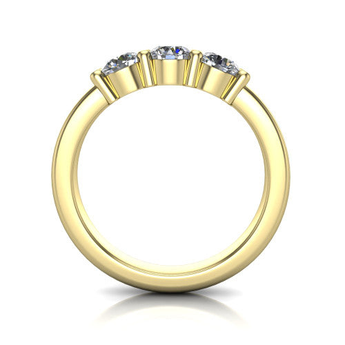 Lila -  Women's 14k Gold Diamond Wedding Ring 14K Yellow Gold - Natural Diamond
