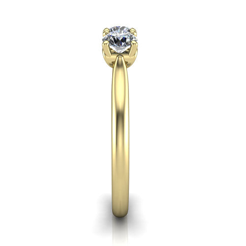 Oakley - Women's 14k Gold Diamond Wedding Ring 14K Yellow Gold - Natural Diamond