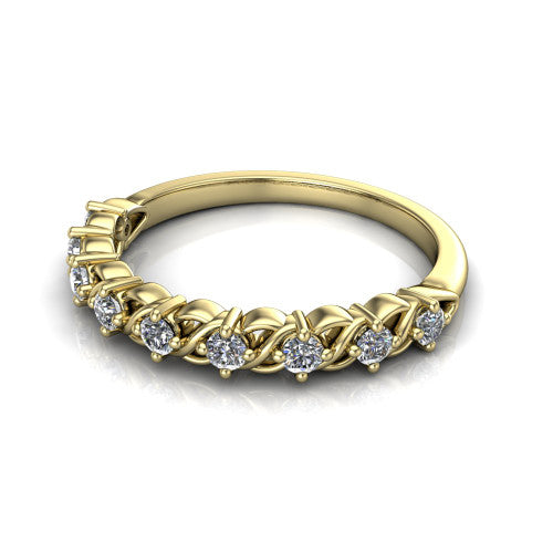 Alani - Women's 14k Gold Diamond Wedding Ring 14K Yellow Gold - Natural Diamond