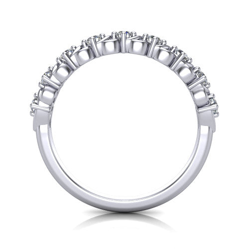 Alani - Women's 14k Gold Diamond Wedding Ring 14K White Gold - Natural Diamond