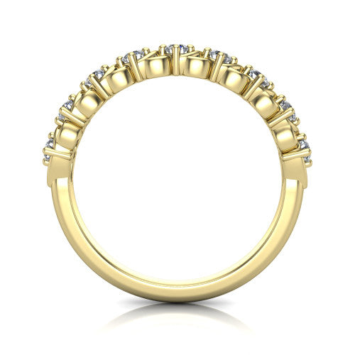 Alani - Women's 14k Gold Diamond Wedding Ring 14K Yellow Gold - Natural Diamond