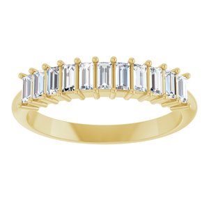 New Trends - Elodie - 14K Yellow Gold 1/2 CTW Natural Diamond Anniversary Band